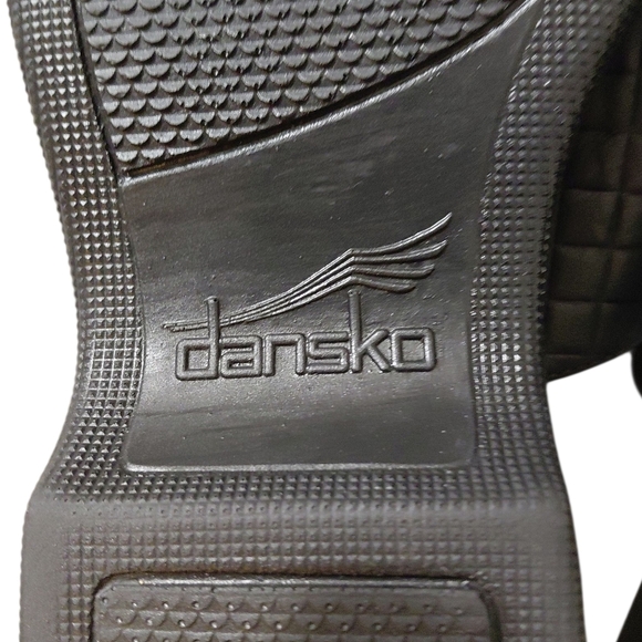 Dansko Black Women's Sandals - Picture 11 of 12